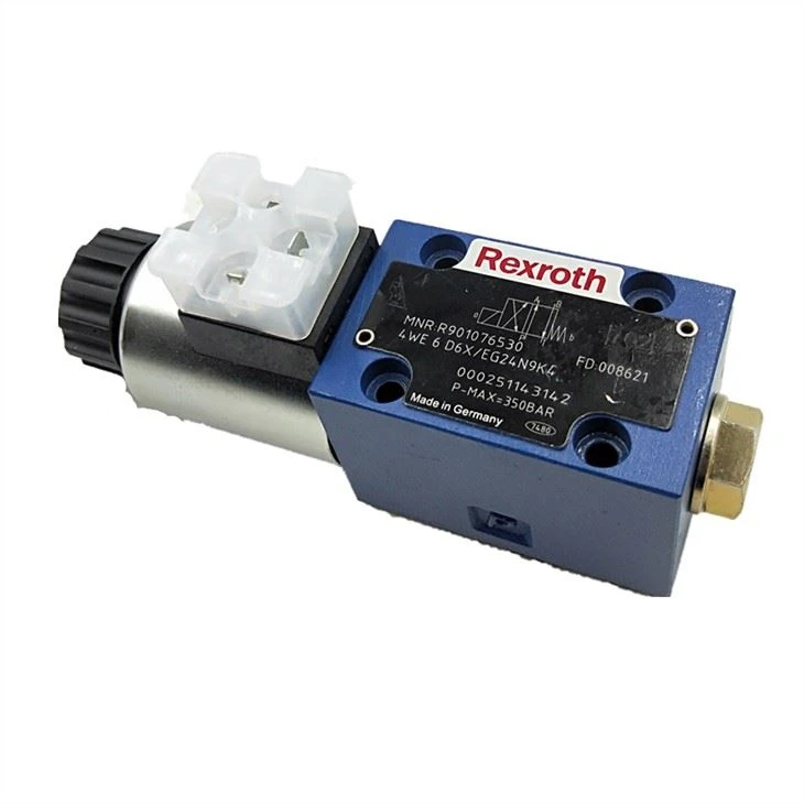 Rexroth Solenoid Valve R901278772 4WE10C50/EG24N9K4/M R978897707 4WE6H62/EG24N9K4/B08 R978901524 4WE6JB62/EW110N9K4/B10 R901278772 4WE10C50/EG24N9K4/M